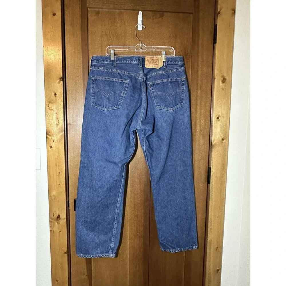 Vintage USA Levi's 501‎ Jeans Men's 42x30 Blue Denim Straight Leg Button Fly